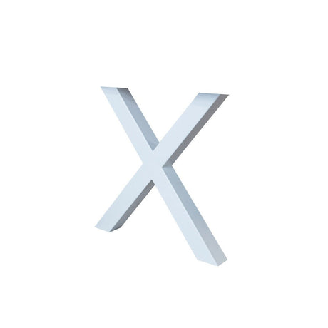Frame X White Dimehouse White LxWxH 78x74x29 Metal White photo diagonal front view
