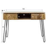 Dressing table Maria DH Interior Mango LxWxH 116x47x29 Mango wood White photo size indication