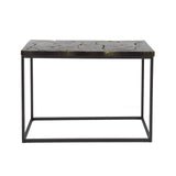 Dressing table Minette DH Interior Black & gold LxWxH 104x40x13 Teak White photo front view
