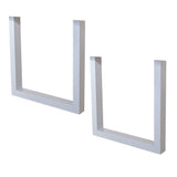 Frame U White Dimehouse White LxWxH 78x74x29 Metal White photo diagonal front view