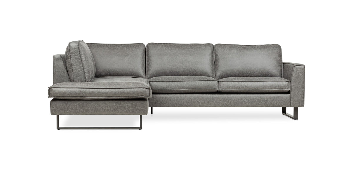 Sofa Tulin DeGeBe Gray Fabric White photo front view