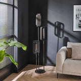 Floor lamp Jeff DH Interior Black Metal Atmospheric photo diagonal front view