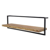 Wall shelf Aberdeen DH Interior Acacia LxWxH 105x36x13 Acacia wood White photo side view