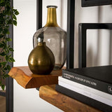Wall shelf Aberdeen DH Interior Acacia LxWxH 105x36x13 Acacia wood Atmospheric photo detail
