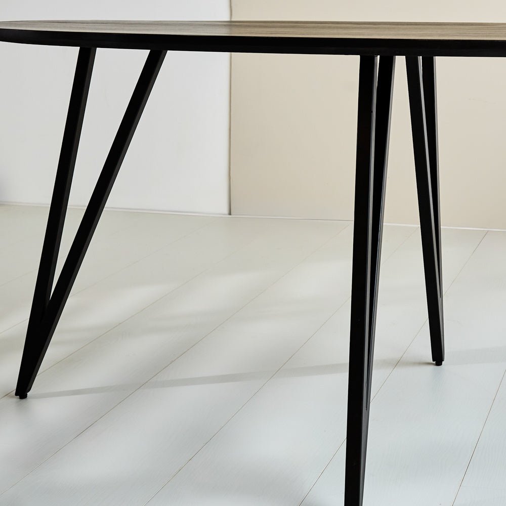 Cesar dining table Dimehouse Black LxWxH 236x116x9 Mango wood Atmospheric photo detail