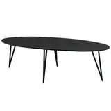 Cesar dining table Dimehouse Black LxWxH 256x116x9 Mango wood White photo diagonal front view