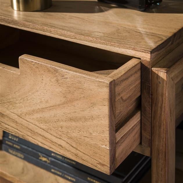 Bedside table Mitchel DH Interior Acacia Acacia wood Atmospheric photo detail